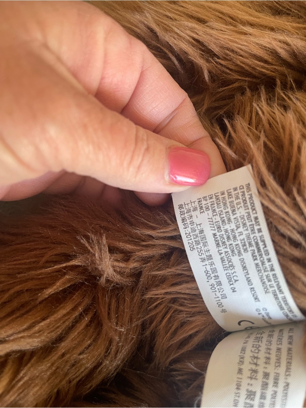 Disney Brown Plush Chewbacca. 19”, EUC - Picture 6 of 6